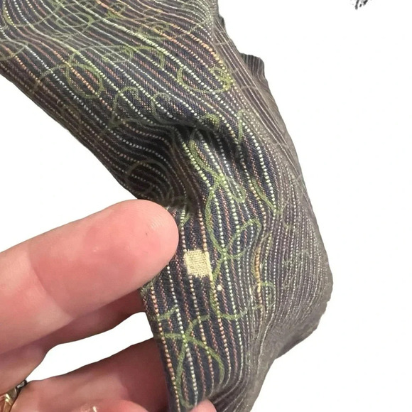 Road striped and textured multicolored button down shirt w/pocket size XL - Picture 6 of 9